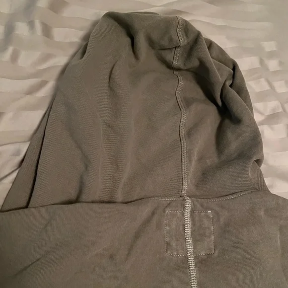 Anthropologie Postmark X-Small Green Open Front Anorak Hooded Jacket - Picture 6 of 15